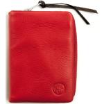 Rote Elegante Harold's Nachhaltige Portemonnaies & Wallets aus Lammleder 