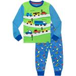 Blaue Kinderschlafanzüge & Kinderpyjamas für Jungen Größe 110 für den für den Winter 