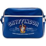 Blaue Harry Potter Gryffindor Messenger Bags & Kuriertaschen mit Außentaschen 