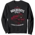 Schwarze Harry Potter Hogwarts Express Herrensweatshirts Größe S 