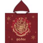 Rote Harry Potter Badeponchos aus Baumwolle 60x120 