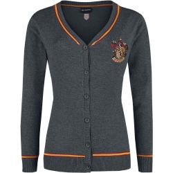 Harry Potter Cardigan - Gryffindor - XS bis XL - für Damen - Größe M - grau meliert - EMP exklusives Merchandise