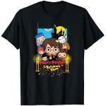 Schwarze Langärmelige Harry Potter T-Shirts für Herren Größe S 