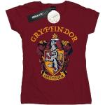 Rote Langärmelige Harry Potter Gryffindor T-Shirts aus Baumwolle für Damen Größe XXL 