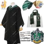 Schwarzes Harry Potter Draco Malfoy Faschingszubehör aus Baumwollmischung Größe XS 