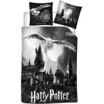 Harry Potter Hogwarts Flanellbettwäsche aus Flanell maschinenwaschbar 155x220 2-teilig 
