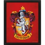 Schwarze Harry Potter Gryffindor 3D Poster aus Kunststoff mit Rahmen 