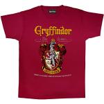 Reduzierte Burgundfarbene Harry Potter Gryffindor T-Shirts für Herren Größe XXL 