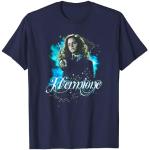 Blaue Langärmelige Harry Potter V-Ausschnitt T-Shirts für Herren Größe S für den für den Sommer 