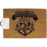 Schwarze Harry Potter Hogwarts Fußmatten aus Kokosfaser 