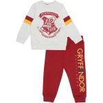 Harry Potter - Hogwarts Crest Trainingsanzug für Mädchen PG977 (74) (Grau meliert/Rot)