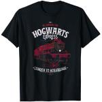 Schwarze Harry Potter Hogwarts Express T-Shirts für Herren Größe S 