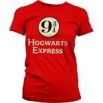Rote Harry Potter Hogwarts Express T-Shirts für Damen Größe XL 