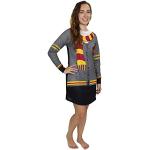 Anthrazitfarbene Harry Potter Gryffindor Damennachthemden Größe L 