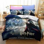 Harry Potter Hogwarts Bettwäsche Sets & Bettwäsche Garnituren aus Polyester 3-teilig 