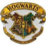 Harry Potter Hogwarts Wappen Aufnäher mit Ornament-Motiv 