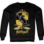 Schwarze Harry Potter Hufflepuff Herrensweatshirts Größe S 