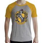 Graue Harry Potter Hufflepuff T-Shirts Größe L 