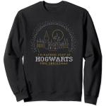 Schwarze Langärmelige Harry Potter Hogwarts T-Shirts für Herren Größe S Weihnachten 