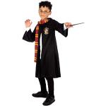 Schwarze Harry Potter Zauberer-Kostüme für Kinder Größe 128 