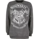 Anthrazitfarbene Unifarbene Harry Potter Hogwarts Rundhals-Ausschnitt Kindersweatshirts aus Baumwolle für Babys Größe 176 