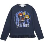 Blaue Langärmelige Harry Potter Rundhals-Ausschnitt Longsleeves für Kinder & Kinderlangarmshirts für Babys 