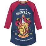 Bunte Langärmelige Harry Potter Gryffindor Kindernachthemden & Kindernachtkleider für Mädchen Größe 134 