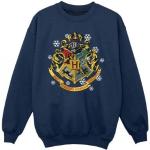 Schwarze Langärmelige Harry Potter Kindersweatshirts für Mädchen 