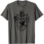 Graue Langärmelige Harry Potter Ravenclaw T-Shirts für Herren Größe S 