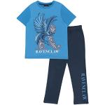 Blaue Daniel Radcliffe Ravenclaw Lange Kinderschlafanzüge für Jungen Größe 122 