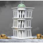 Harry Potter Spardose Gringotts Bank: transparente Rückseite, Spiralen für Münzen