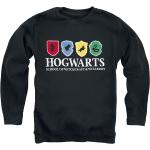 Schwarze Harry Potter Hogwarts Rundhals-Ausschnitt Kindersweatshirts für Babys 