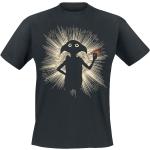 Schwarze Harry Potter Dobby Rundhals-Ausschnitt T-Shirts für Herren Größe XL 