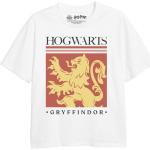 Weiße Kurzärmelige Harry Potter Gryffindor Kinder T-Shirts aus Baumwolle für Mädchen Größe 146 