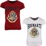 Weiße Kurzärmelige Harry Potter Hogwarts Kinder T-Shirts aus Baumwolle trocknergeeignet für Mädchen Größe 152 