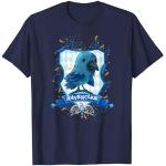 Blaue Langärmelige Harry Potter Ravenclaw T-Shirts für Herren Größe S 