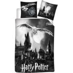 Harry Potter Hogwarts Wendebettwäsche aus Baumwolle maschinenwaschbar 155x220 2-teilig 