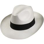Weiße Elegante Harrys Collection Panamahüte 55 für Herren Größe L 