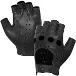 Reduzierte Schwarze Fingerlose Handschuhe & Halbfinger-Handschuhe aus Lammfell für Damen Größe XXL 