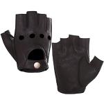Braune Fingerlose Handschuhe & Halbfinger-Handschuhe aus Leder für Herren Größe XL 