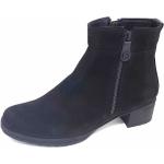 Schwarze Hartjes Ankle Boots & Klassische Stiefeletten aus Leder für Damen Größe 42 