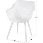 Reduzierte Weiße Bio Wohnzimmermöbel aus Polyrattan UV-beständig Breite 50-100cm, Höhe 50-100cm, Tiefe 50-100cm 