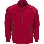 Rote Unifarbene Stehkragen Harrington-Jacken für Damen Größe 3 XL für den für den Herbst 