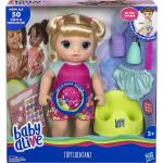 Hasbro Baby Alive Babypuppe Born Töpfchentanz Funktionspuppe - Spricht 50 Sätze