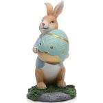 14 cm Hasen-Gartenfiguren aus Kunstharz UV-beständig 