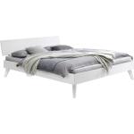 Weiße Moderne Hasena Betten lackiert aus Massivholz 