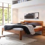 Hellbraune Moderne Seniorenbetten geölt aus Massivholz 100x200 Breite 100-150cm, Höhe 200-250cm, Tiefe 0-50cm 