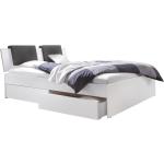 Weiße Hasena Betten aus Massivholz mit Schublade 
