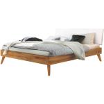 Braune Moderne Hasena Betten-Kopfteile geölt aus Massivholz gepolstert 120x200 