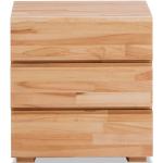 Braune Hasena Wood-Line Nachhaltige Nachttische Massivholz geölt aus Massivholz mit Schublade 